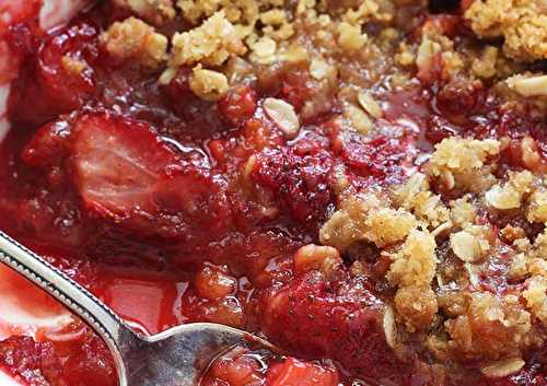 La meilleure recette de croustade aux fraises (Super facile à faire!)