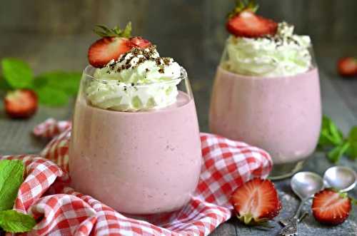 La meilleure recette de mousse aux fraises maison!