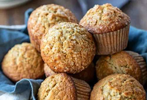 La meilleure recette de muffins d'avoine à l'érable et à la cassonade!