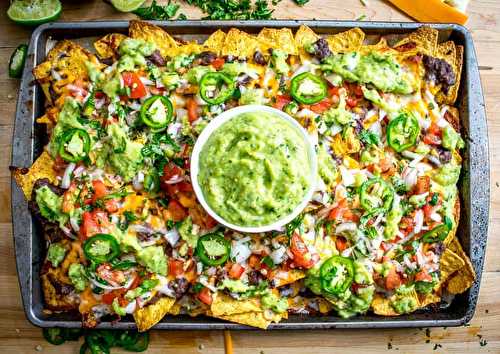 La meilleure recette de nachos végétarien aux fèves noires!