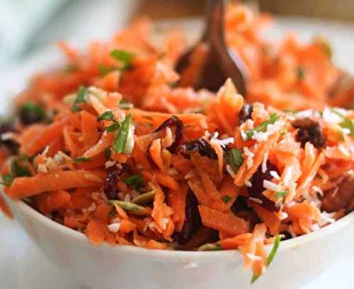 La meilleure recette de salade de carottes au monde! (Facile)