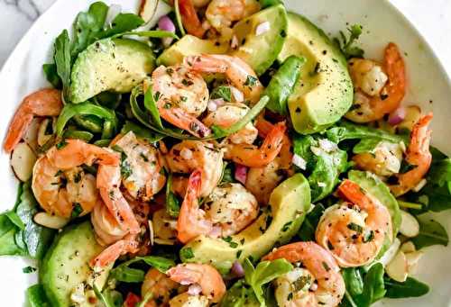 La meilleure recette de salade de crevettes à l'avocat (Un délice santé!)