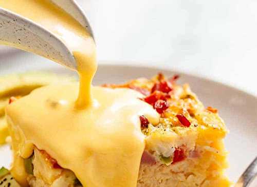 La meilleure recette de Sauce Hollandaise au monde (Super facile!)