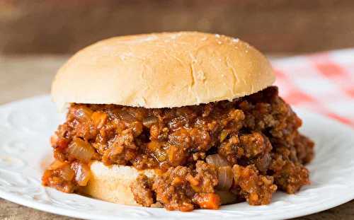 La meilleure recette de Sloppy Joe (Et la plus facile!)