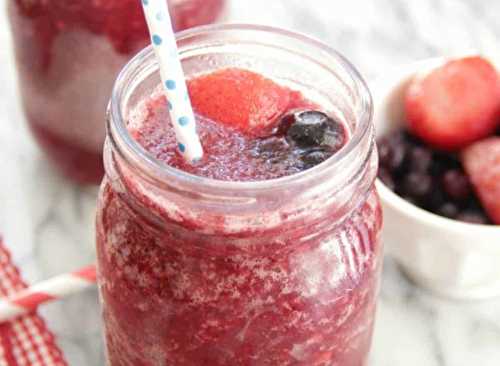 La meilleure recette de slush à la sangria (Super facile à faire!)