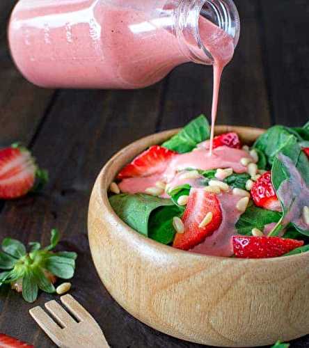 La meilleure recette de vinaigrettes aux fraises...