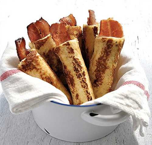 La recette de bacon enroulé dans le pain doré (Cochon et facile!)