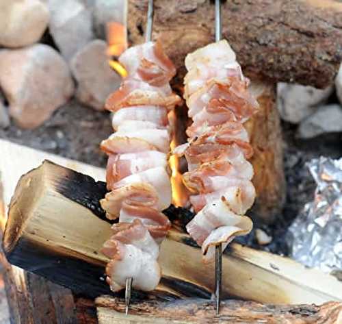 La recette de bacon sur le feu (pour le camping)!