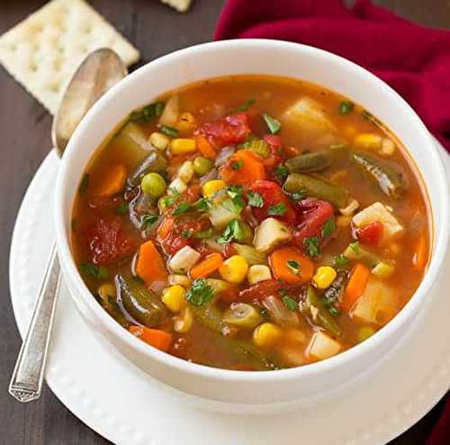 La recette de soupe aux légumes traditionnelle de grand-maman!