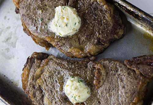 La recette de steak au beurre à l'ail parfait (À la friteuse à air chaud)!