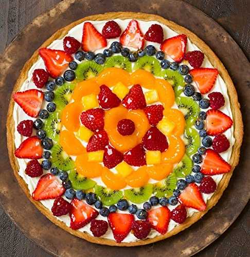 La recette décadente de pizza aux fruits (super facile)!