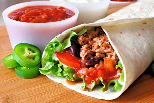 La recette facile de burritos mexicain à la viande!