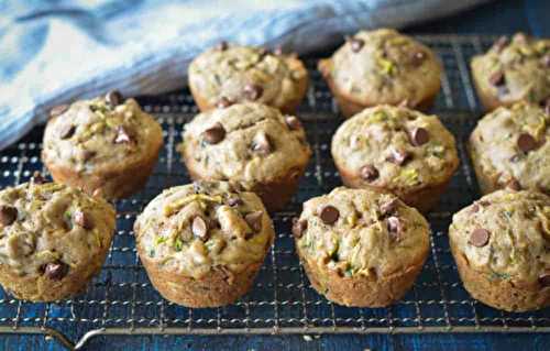 La recette facile de muffins aux zucchinis et chocolat