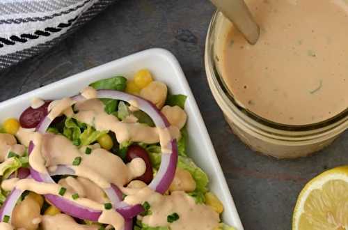 La recette facile de vinaigrette ranch crémeuse au barbecue!