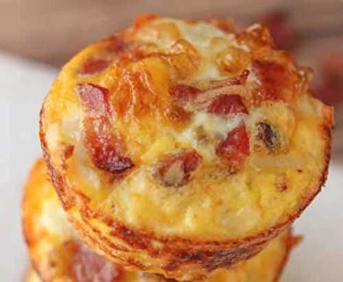 La recette facile des muffins déjeuner (oeufs, patates et bacon)