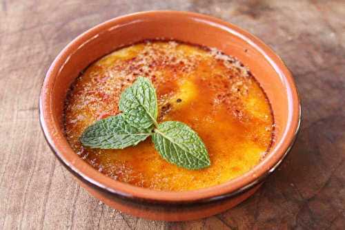 La recette gastronomique de crème brûlée à l'érable!