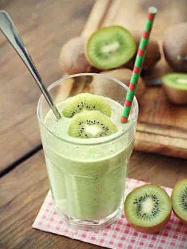 La recette magique de smoothie vert au kiwi et banane!
