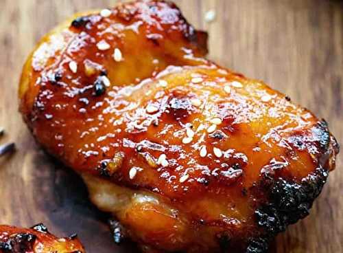 La recette parfaite de poulet avec une délicieuse sauce au miel et Sriracha!
