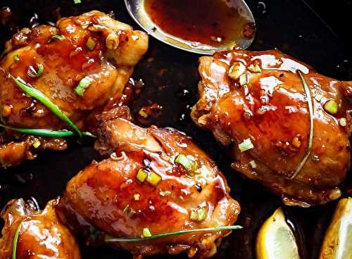 La recette parfaite des hauts de cuisse de poulet dans une savoureuse sauce teriyaki!