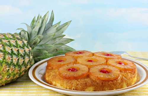 La recette traditionnelle de gâteau renversé à l'ananas très facile