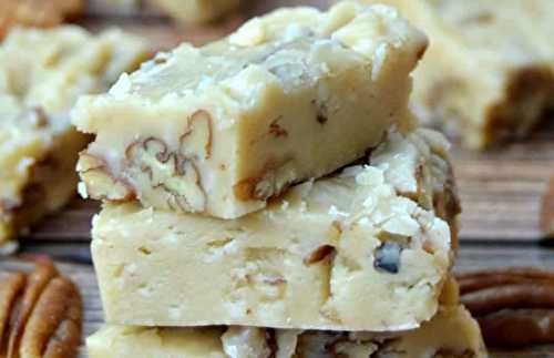 Le meilleur fudge au beurre du temps des fêtes (avec des pacanes!)