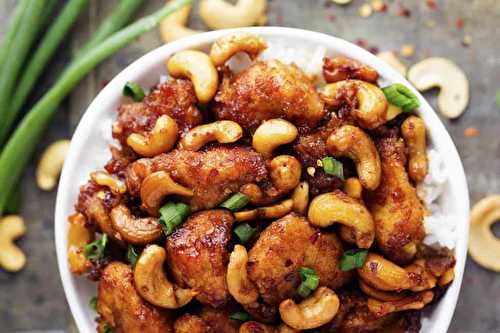 Le poulet aux noix de cajou à la mijoteuse est un repas fabuleux!