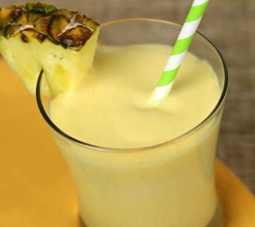 Le smoothie santé à la mangue et à l'ananas! (Très facile à faire)