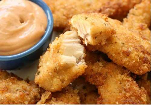 Les croquettes de poulet maison tellement meilleures que les surgelées!