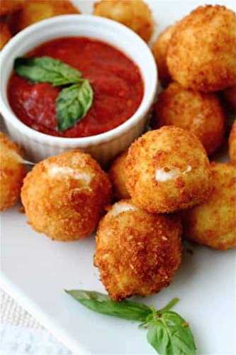 Les délicieuses croquettes de mozzarella super facile à faire!