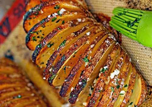 Les délicieuses pommes de terre à la suédoise (Hasselback potatoes)