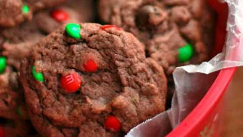 Les délicieux biscuits de Noël au pudding au chocolat (très facile à faire!)