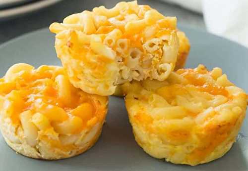 Les délicieux cupcakes de macaroni au fromage incroyablement facile à faire!