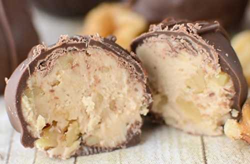 Les délicieux truffes à l'érable et aux noix super facile à faire!