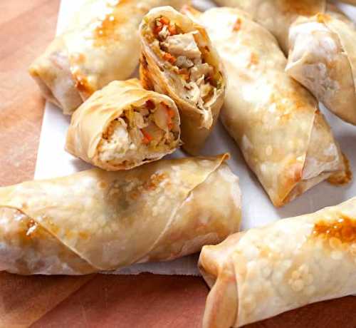 Les meilleurs egg rolls au poulet du monde entier!