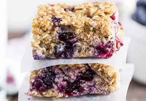 Les petites barres santé aux bleuets et quinoa (Santé et délicieux!)