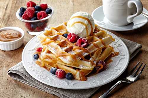 Recette de gaufre éponge à la belge pour le petit déjeuner!