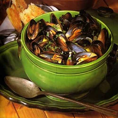 Recette de Moules marinières toute simple et rapide à faire