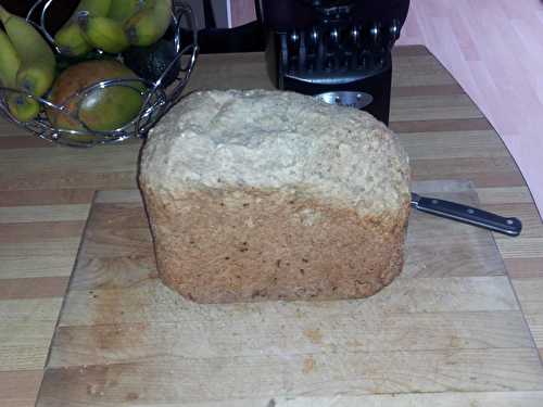 Recette de Pain de blé entier multigrains toute simple et rapide à faire