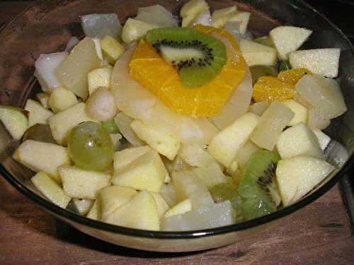 Recette de Salade de fruits d'automne toute simple et rapide à faire