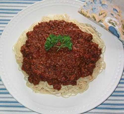 Recette de Sauce à spaghetti italien toute simple et rapide à faire