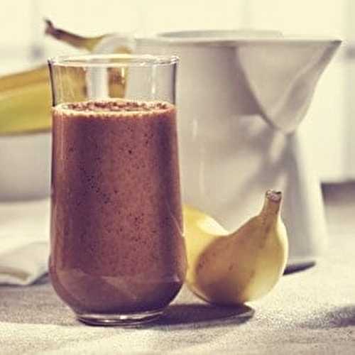 Recette de Smoothie à la banane et chocolat toute simple et rapide à faire