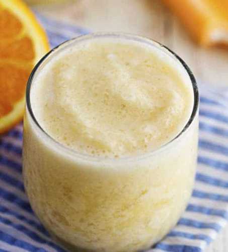 Recette de smoothie au Creamsicle à l'orange!