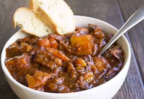 Recette facile de râgout de boeuf aux tomates!