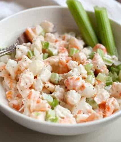 Recette facile de salade de crevettes!