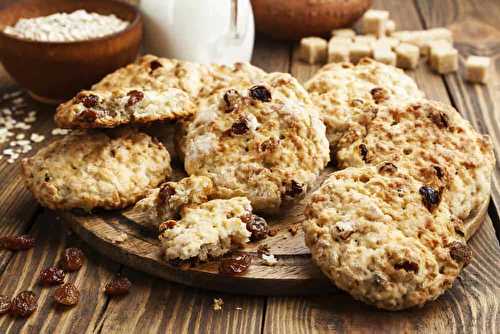 Une délicieuse recette de biscuits à l’avoine et aux raisins secs!