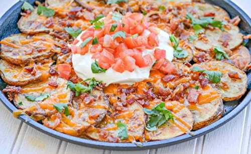 Une délicieuse recette de nachos de pub Irlandais... EXTRA Bacon!