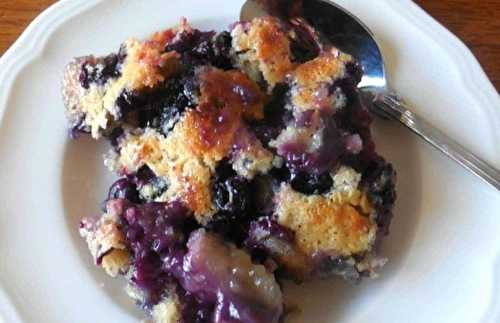 Une délicieuse recette facile de pouding aux bleuets comme maman!