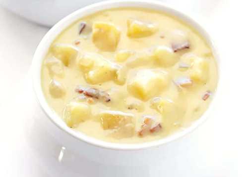 Une délicieuse soupe aux patates à la mijoteuse (très facile à faire!)