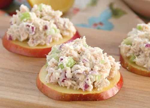 Une entrée absolument parfaite de bouchées de pommes au thon!