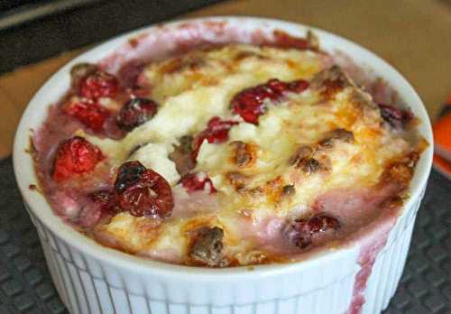 Une fabuleuse trempette de fromage et canneberges... Miam!